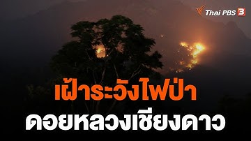 เฝ้าระวังไฟป่าดอยหลวงเชียงดาว จ.เชียงใหม่ | วันใหม่ ไทยพีบีเอส | 27 เม.ย. 66