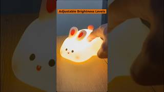 This Squishy Rabbit Night Light Lamp is TOO ADORABLE! 🥹🐰  #shorts #bunny #cute