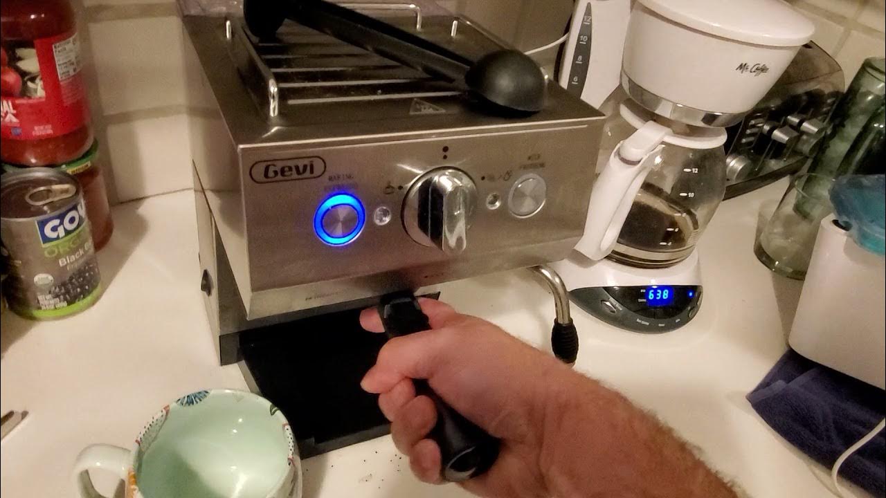 GEVI espresso maker leaking issue YouTube