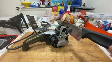 How to use the work sharp ken onion knife sharpener