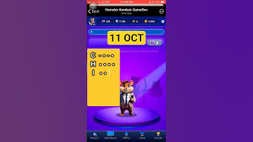 Hamster kombat daily cipher code today 11 Oct I hamster kombat Oct 11 #ciphercodes #hamsterkomba