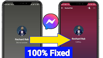 How To Fix Messenger Call Did Not Answer Problem | (New Method 2024)
