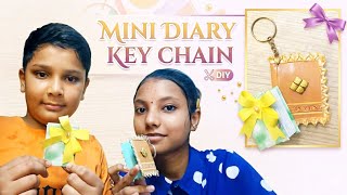 How to make Mini Diary Key Chain 📒✨ | Ghar par mini diary keychain kaise banayein?