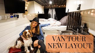 Van Tour | Minimalistic  STEALTH camper van, with a UNIQUE LAYOUT, sleeping for four
