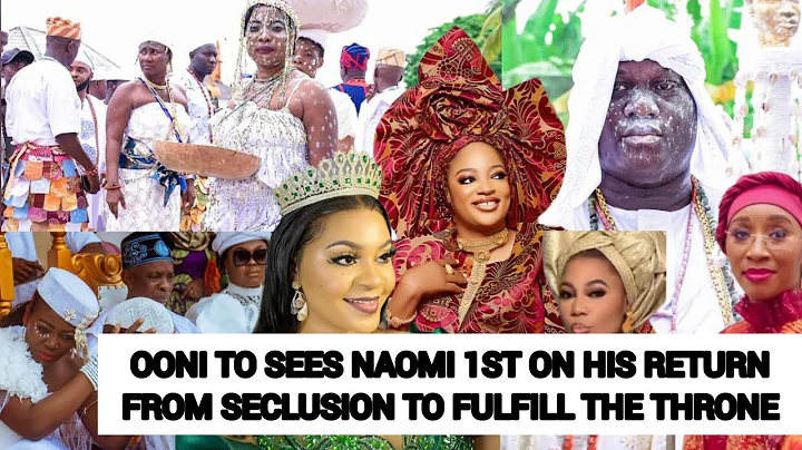 OONI OF IFE SEES QUEEN NAOMI 1ST ‼️ON HIS RETURN FROM SECLUSION TO FULFILL THE THRONE