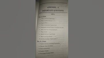 software engineering important questions unit-1 #madrasuniversity#softwareengin#importantquestions
