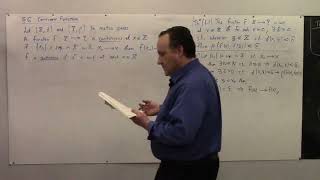 Topology: continuous functions on topological spaces, Video 12,