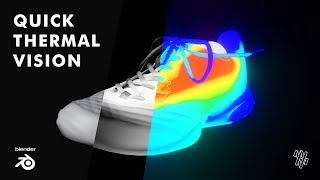 Quick Thermal Vision Shader - Blender Tutorial