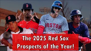 Breaking down the Red Sox Minor League Position Player Prospects of the Year for 2025!