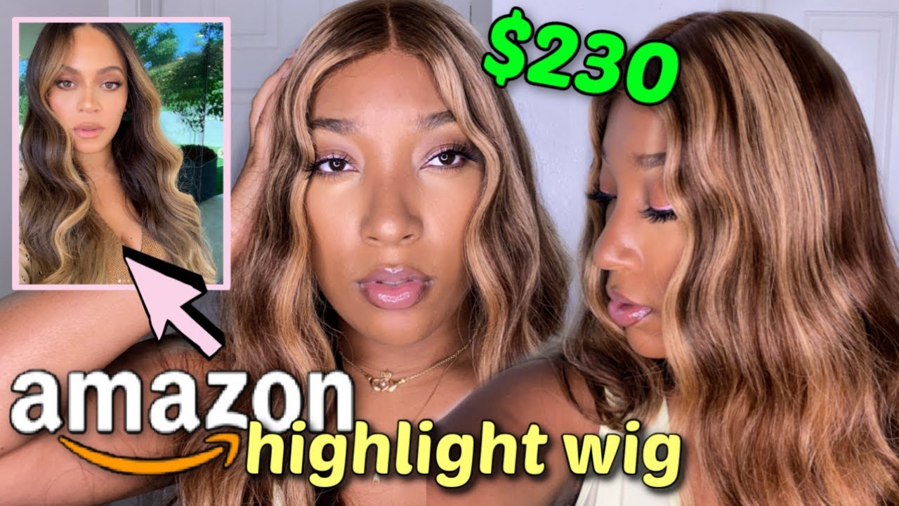 TESTING AN AMAZON BEYONCÉ INSPIRED BLONDE WIG  | Beauty Forever Highlight Wig Review