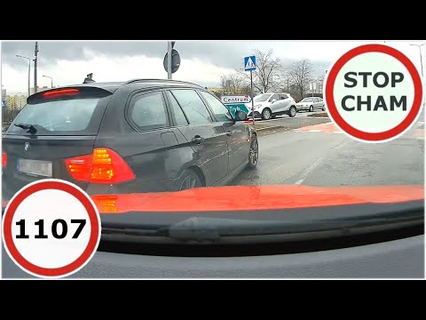 Stop Cham #1107 - Niebezpieczne i chamskie sytuacje na drogach