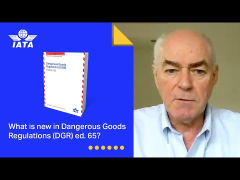 What is new in the 2024 IATA Dangerous Goods Regulations (DGR) ed. 65?
