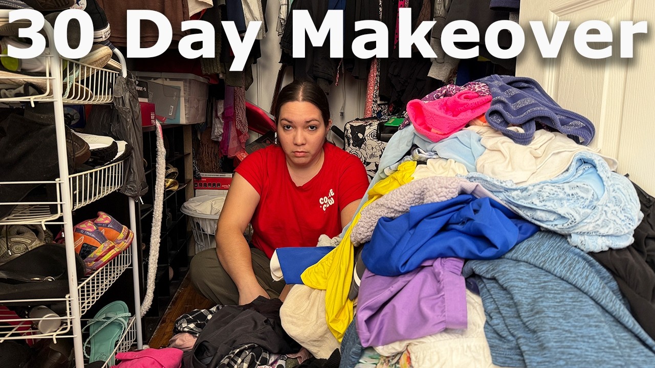 DIY Dream Closet Makeover on a Budget - 30 Day transformation from start to finish