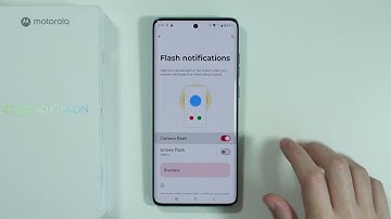Motorola Edge 60 Fusion: How to Turn ON/OFF Flash Notifications (Camera Flashlight/Screen Flash)