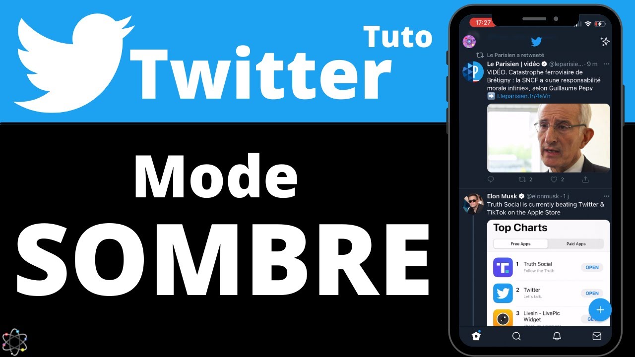Mettre Twitter en mode SOMBRE