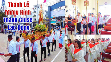 RƯỚC KIỆU THÁNH CẢ GIUSE LONG TRỌNG XUNG QUANH NHÀ THỜ | MỪNG LỄ KÍNH THÁNH CẢ GIUSE THỢ