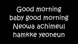 Apink - good morning baby lyrics