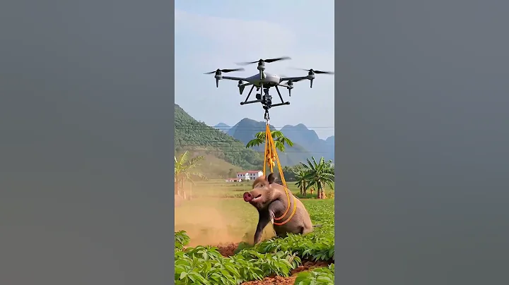 Advanced Drone Intercepts Wild Boar Entering the Farm