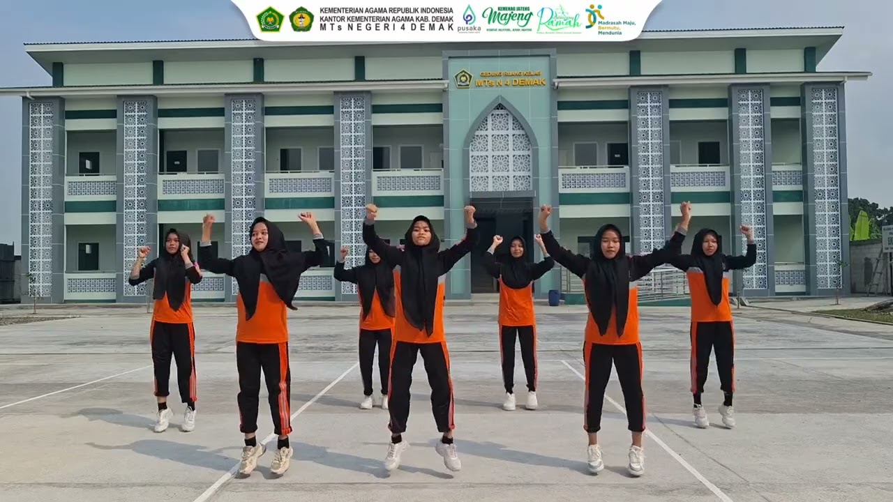 Lomba Senam Anak Indonesia Hebat 2025_MTsN4Demak_JawaTengah