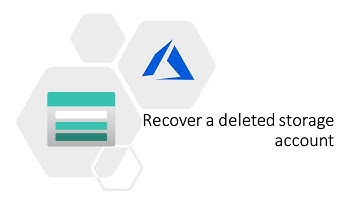 Recover a deleted storage account azure