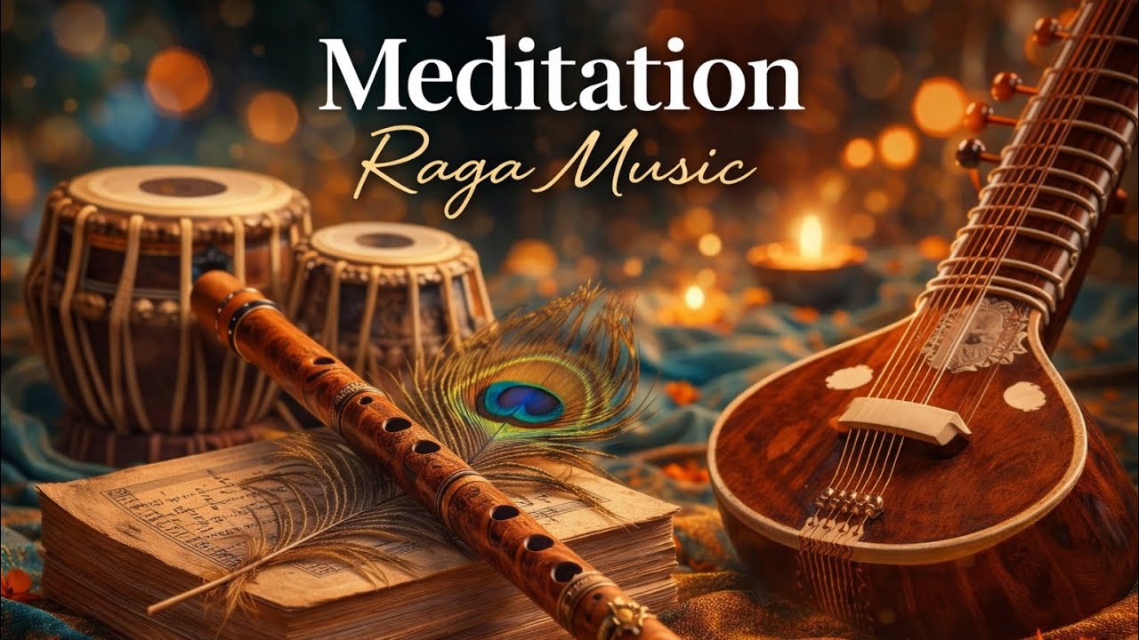 Meditation Raga Music | Peaceful Flute, Sitar & Tabla for Deep ...