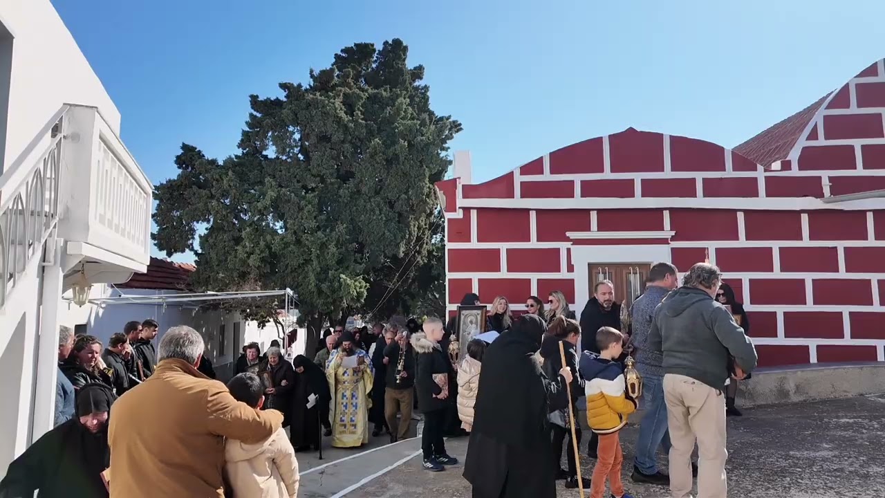 Κυριακή της Ορθοδοξίας Ιερά Μονή Αγίας Αικατερίνης, Κάλυμνος 