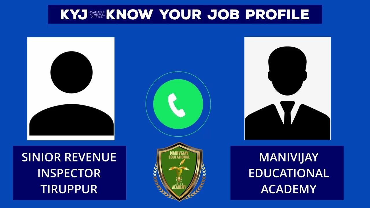 (RI) SENIOR REVENUE INSPECTOR | Group -2A | KNOW YOUR JOB
