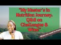 My Master's Journey: Balancing Studies, Work, and Imposter Syndrome | Q&A with Charity