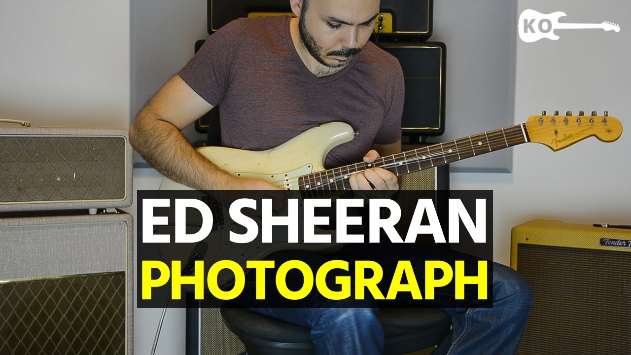 Ed Sheeran - Photograph - Electric Guitar Cover by Kfir Ochaion