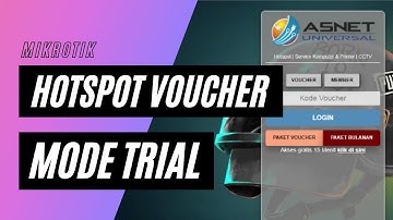 Tutorial Membuat  Trial Hotspot Voucher pada mikrotik untuk calon pelanggan wifi voucher