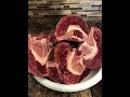 Moose Meat In Brine - Salt Moose Meat