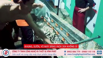 MÁY RỬA CON LĂN BÀN CHẢI - RỬA GỪNG