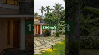 1300 sqft l 2 BHK l Modern architecture l #architecture #home #shorts