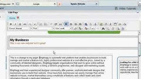 Brightegg Demo for Fast Website Development QT