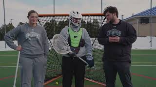 Mount Athletics Media Interns Learn How To Play Lacrosse