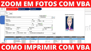 Como Imprimir Imagem em Formulario | Como da Zoom em Imagem de Formulario Excel VBA