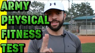 Army Physical Fitness Test (APFT) attempt #1