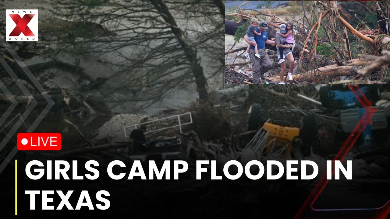 Texas Flood Rescue LIVE: Tragic Flooding Hits Girls Camp Cleanup Begins | NewsX World