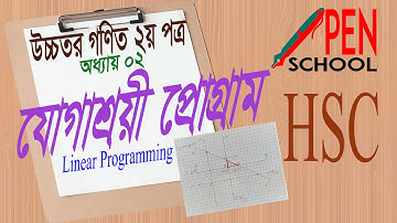 HSC Higher Math 2nd Ch02 যোগাশ্রয়ী প্রোগ্রামিং সমস্যা Linear Programming | PEN School