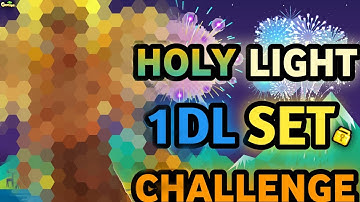 SPECIAL 1 DL HOLY LIGHT SET CHALLENGE (NEW SET!!) Growtopia - Set Challenge #157