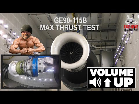 FRIDAY POWER-UP! ⬆️ MAX VOLUME! 🔊 Max-Thrust test with a GE90-115B