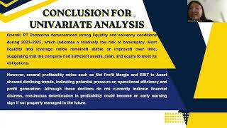Financial Report Analysis: Bangkruptcy Analysis on PT. PERTAMINA (PGEO) In 2023-2025