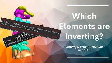 How to Output Negative Jacobians | FEBio Tutorial
