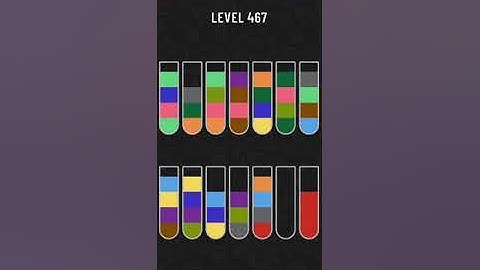 Water Sort Puzzle Level 467 Walkthrough Solution Android/iOS 💦