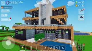 Block Craft 3D: Crafting Gameplay #4974 | Modern House 🏠  screenshot 3