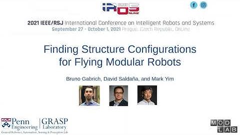 Finding Structure Configurations for Flying Modular Robots, IROS 2021 (presentation)