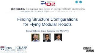 Finding Structure Configurations for Flying Modular Robots, IROS 2021 (presentation)