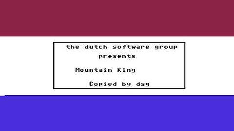 Dutch Software Group (DSG) Intro 2 ! Commodore 64 (C64)