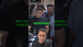 Salman Khan Angry At Paparazzi#SalmanKhan #Bollywood #ViralVideo#shorts
