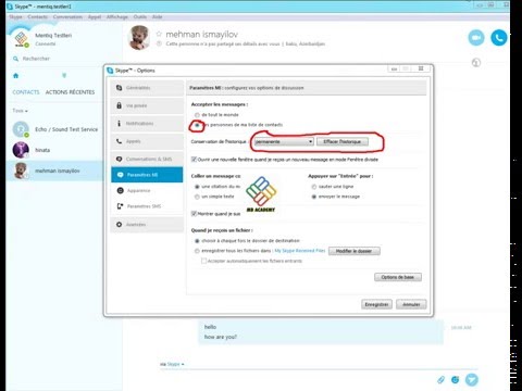 Vidéo: Comment Supprimer Des Messages Sur Skype